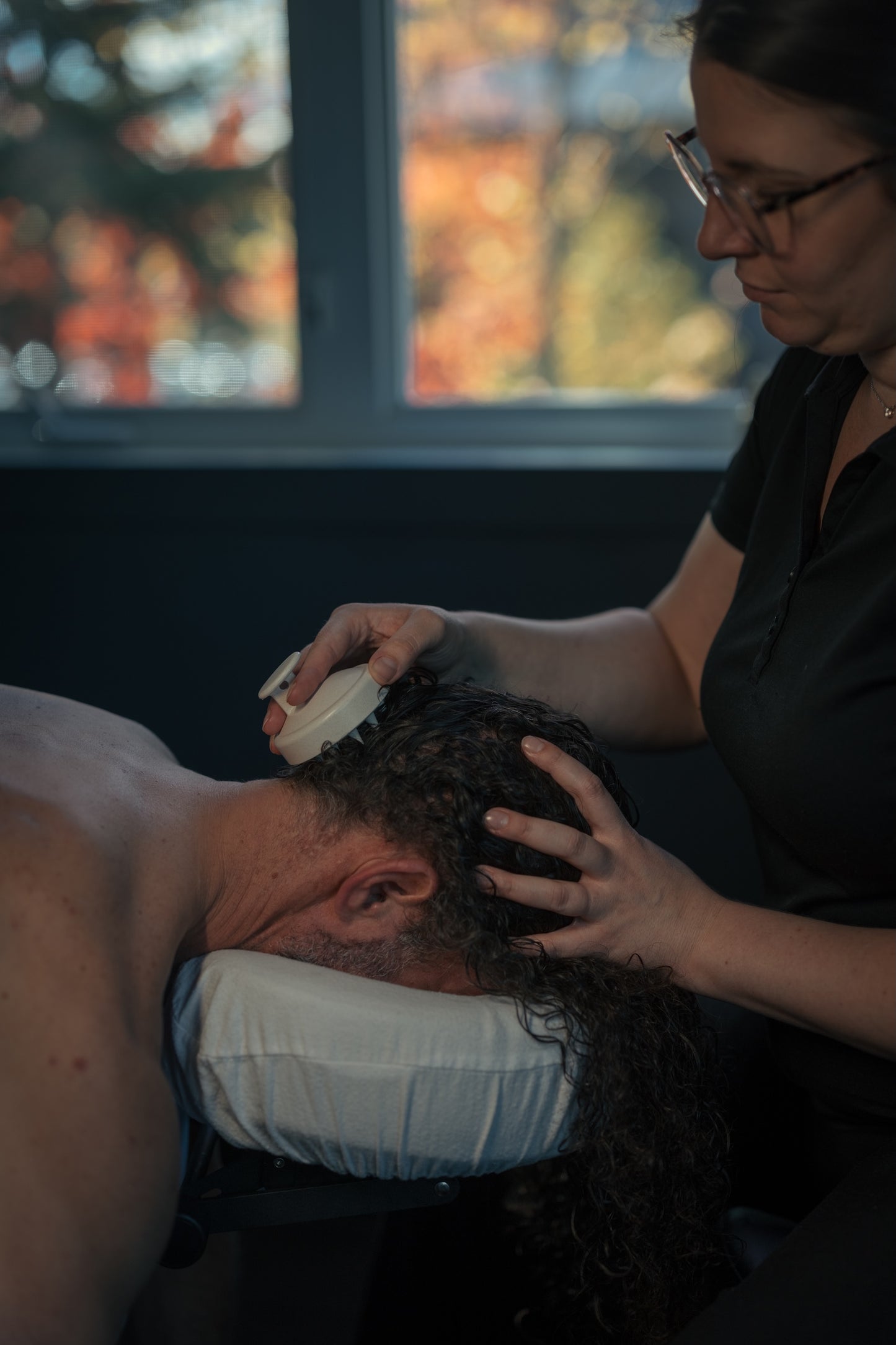 Massage au choix avec soin capillaire